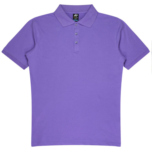 Clayfield Mens Polos Purple